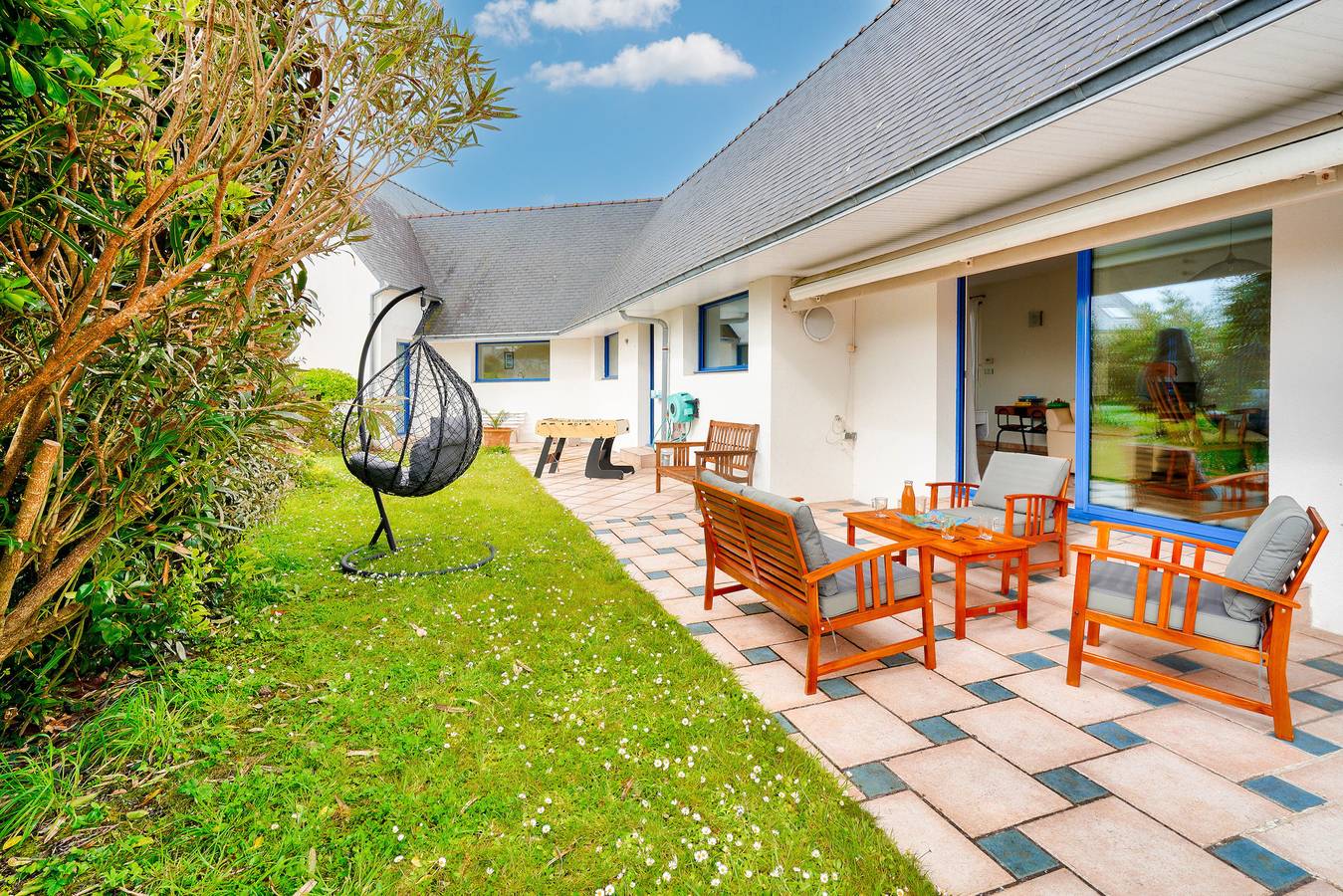 Piscine couverte - sauna - Maison pour 9 à Loctudy in Loctudy, Côte de Cornouaille