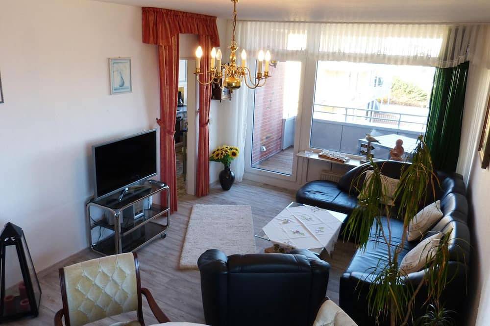 Ganze Wohnung, Haus Nordenlicht Ferienwohnung Naujokat mit Meerblick, 100 m zum Strand in Wittdün, Amrum