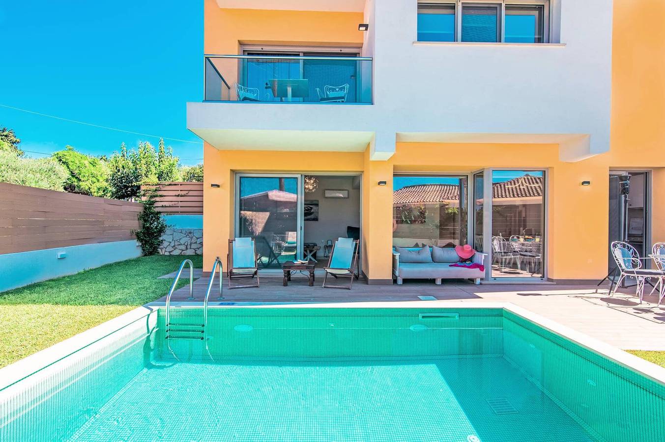 Villa für 4 Personen mit Garten in Gouvia, Korfu