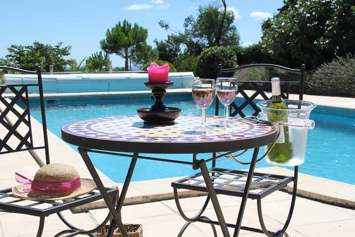 Location de vacances pour 22 personnes, avec jardin ainsi que piscine et vue à Saint-Jean-de-Minervois - 4