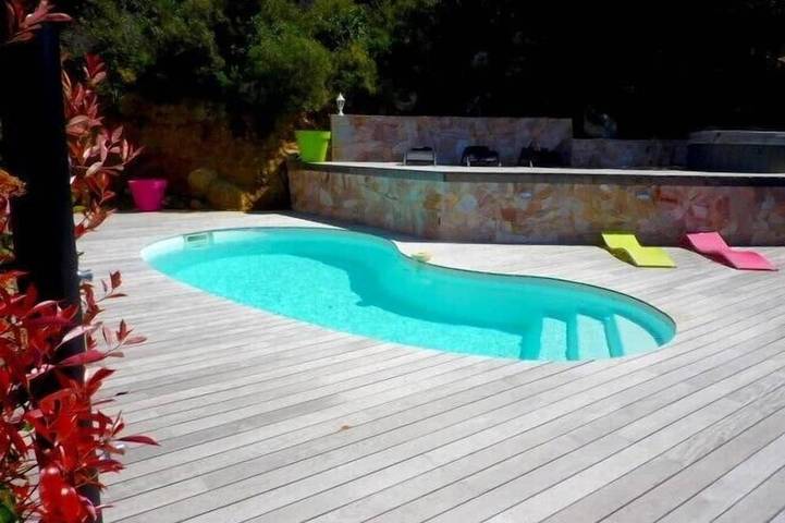 Maison de vacances pour 8 personnes, avec jardin à Lecci