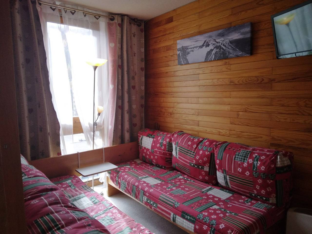 Estudio entero, Estudio funcional cerca de pistas, parking incluido, se admiten mascotas in La Plagne, La Plagne-Tarentaise