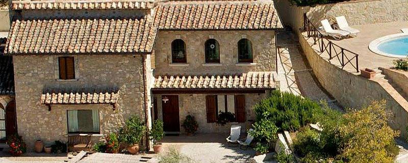 Casa rural con huerto entre las colinas de Spoleto in Spoleto, Provincia de Perugia
