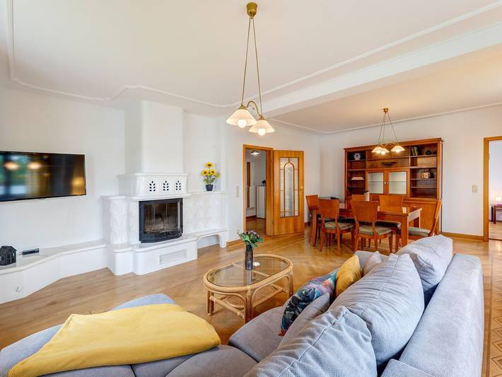 Ganze Wohnung, Ferienhaus Renate, Whg. 02: 72 m², 4 Schlafplätze, Kamin & Wlan in Bansin, Heringsdorf