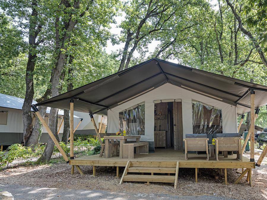 Camping Aminess Maravea - Safarizelt 6 personen - Safarizelt + Sanitär (6P) in Dajla, Umag und Umgebung