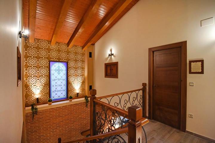 Casa rural con piscina para 12 personas, con Balcón y Terraza además de Piscina y Vistas en Tierra de Pinares (Cuéllar)
