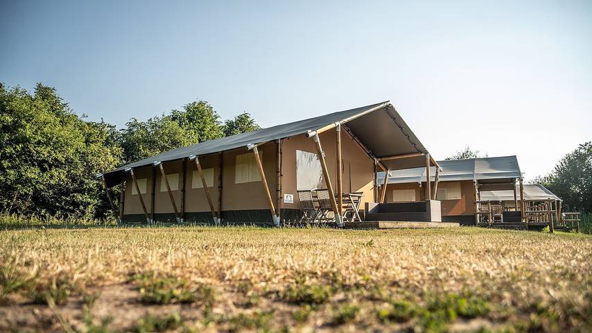 Glamping voor 4 personen, met tuin in Twente