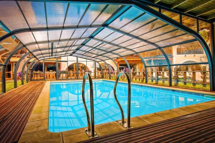 Hôtel pour 6 personnes, avec piscine et jardin ainsi que jacuzzi et sauna à Arvieux - 4