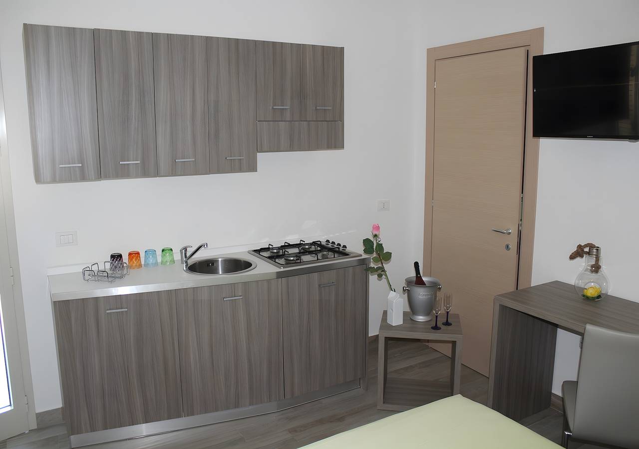 Appartement entier, Appartement 'Piccolo' avec jardin commun et climatisation in Porto Cesareo, Golfe de Tarente
