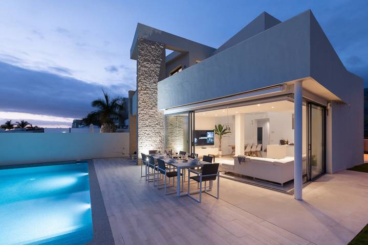 Villa pour 6 personnes, avec terrasse et jardin à Adeje
