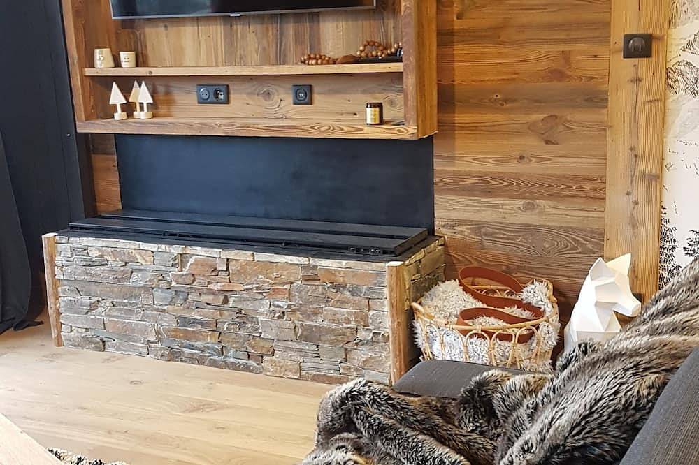 Ganze Wohnung, 80 m2, ski in / out center Alpe d'huez, luxury 8p 3bdrm 3bathroom 3 terraces with fireplace Spot in Huez, Nationalpark Écrins