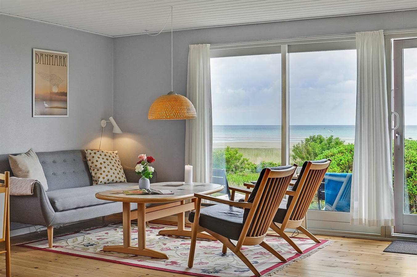Pet friendly home in Glesborg with house sea view in Bønnerup Strand, Glesborg