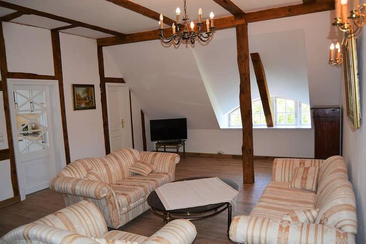 Ferienwohnung für 5 Personen, mit Garten, mit Haustier in Krusenhagen