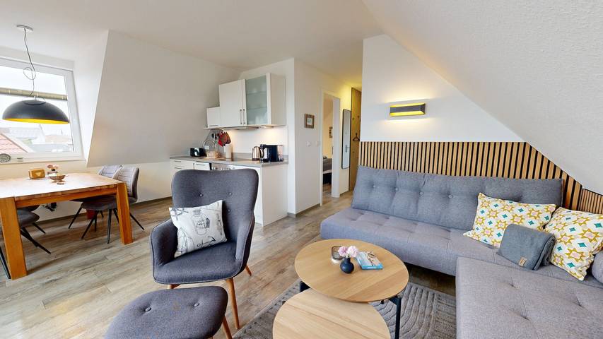 Ferienhaus für 2 Personen, mit Balkon auf Borkum - 4