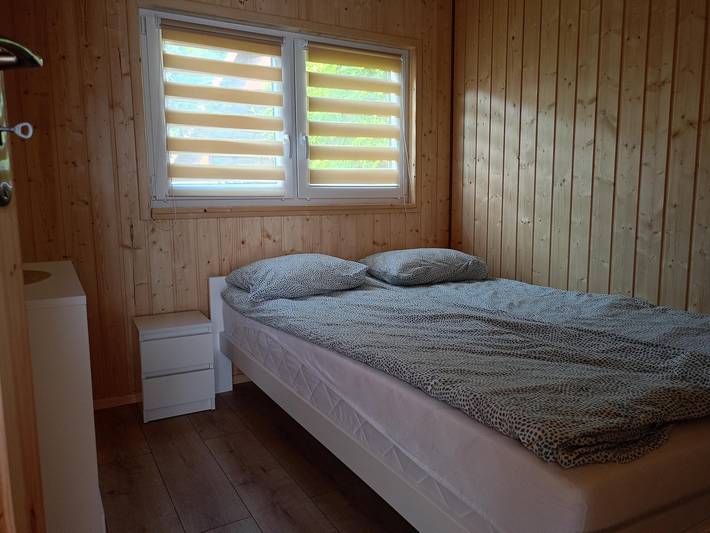Ferienhaus mit 2 Schlafzimmern und Klimaanlage in Powiat Sławieński