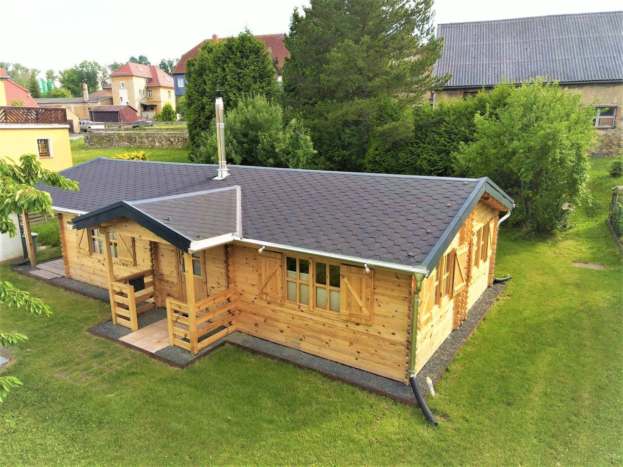 Ganze Wohnung, Adler Sommerhaus Oderwitz mit Kamin, Garten, Wlan in Oderwitz, Oberlausitz-Niederschlesien
