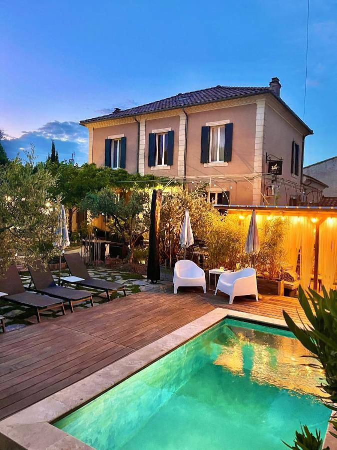 Chambre d’hôte pour 2 personnes, avec jardin ainsi que piscine et terrasse à Bédoin