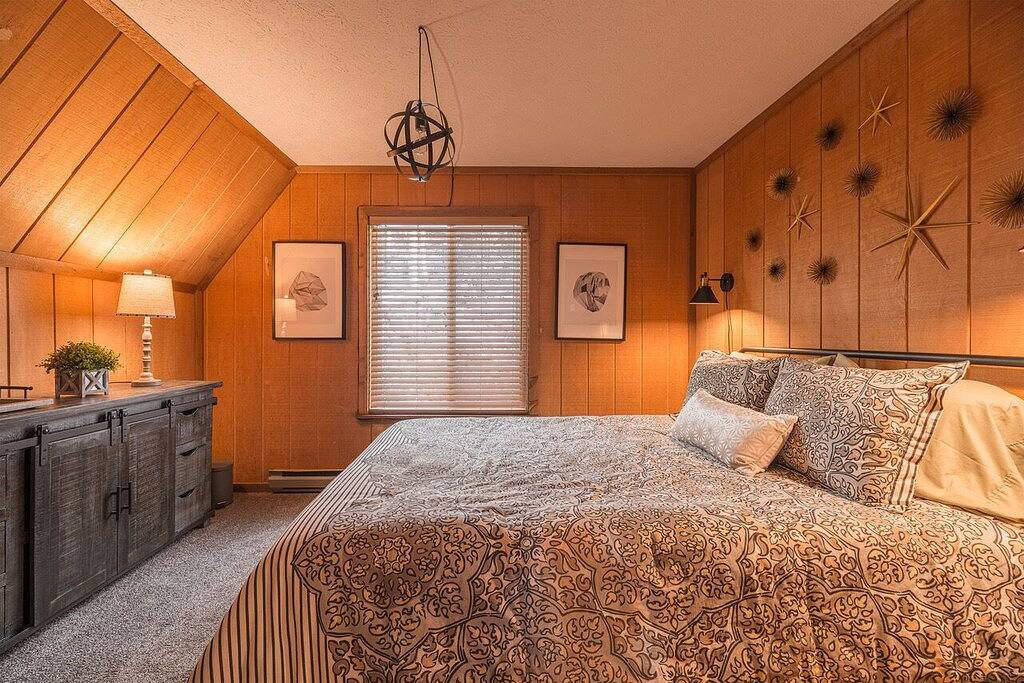 Gebirgshaus mit schönen Sonnenuntergangansichten in Snowshoe, Greenbrier River