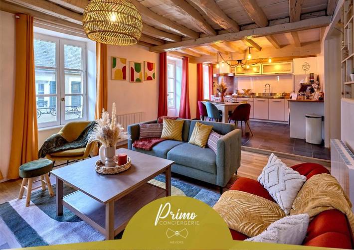 Gîte pour 6 personnes, avec vue à Nevers