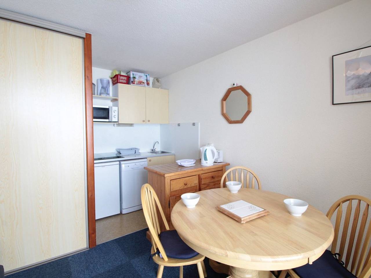 Ganzes Studio, Studio für 5 Personen in der Residenz Sagittaire, Flaine Forêt, in der Nähe der Skilifte in Flaine, Arâches-la-Frasse