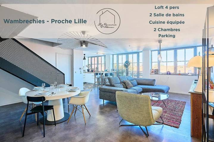Appartement de vacances pour 4 personnes, avec Balcon et Terrasse