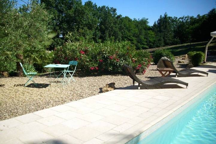 Ferienhaus für 3 Personen, mit Terrasse und Pool, mit Haustier - 1