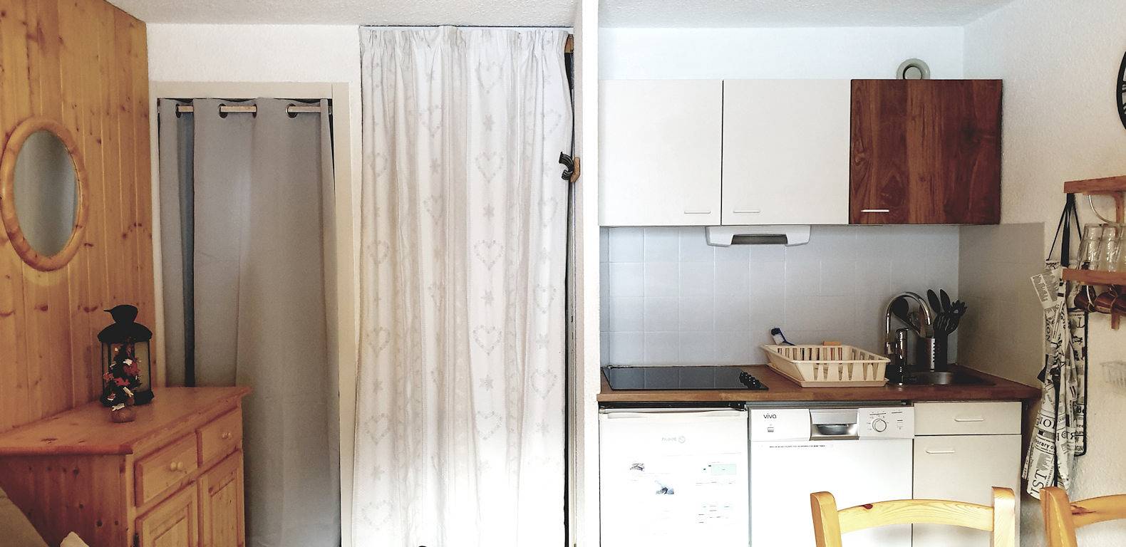 Studio entier, Studio Alpe du Grand Serre, 2 à 4 personnes in La Morte, Parc national des Écrins