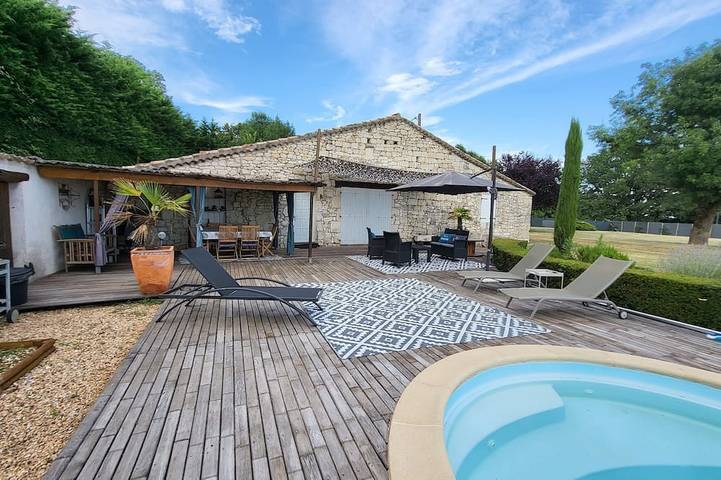 Maison de vacances pour 8 personnes, avec jardin, animaux acceptés
