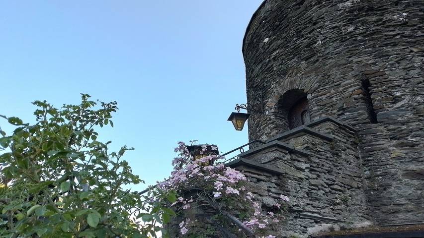 Maison de vacances 'Ferienwohnung Im Hexenturm' avec vue sur la montagne, terrasse et jardin privés in Lorch, Arrondissement de Rheingau-Taunus