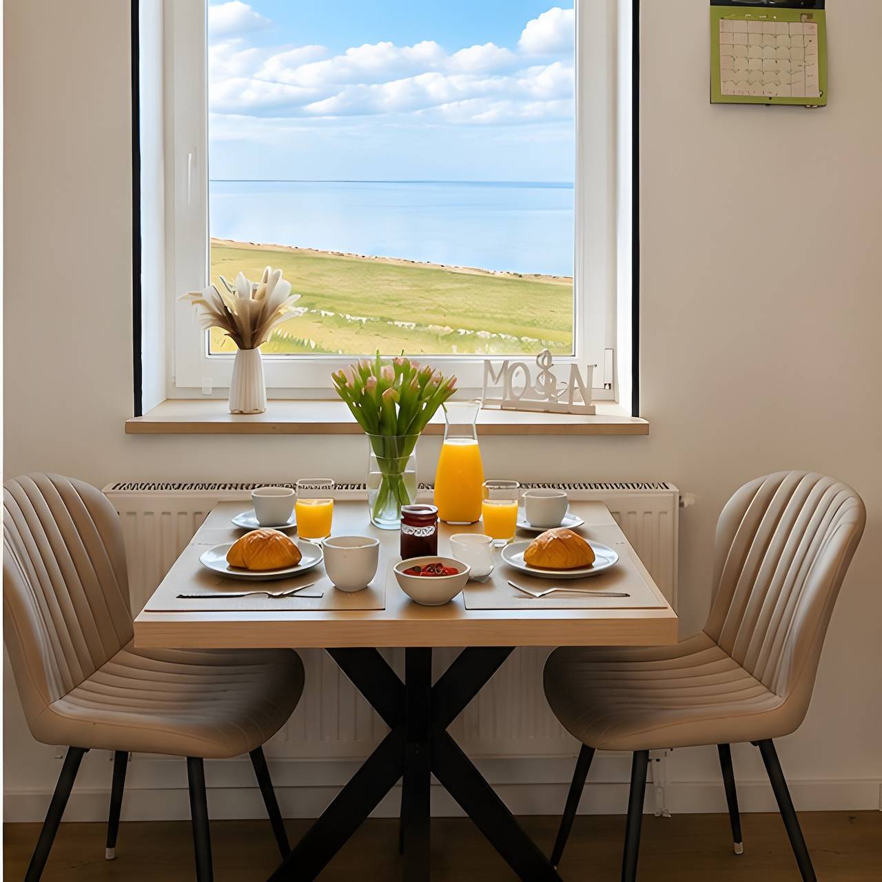 Ganze Wohnung, Fewo Godewind, in der Mitte der Hallig, direkt am Meer, Entspannung und Ruhe pur! in Langeneß, Halligen