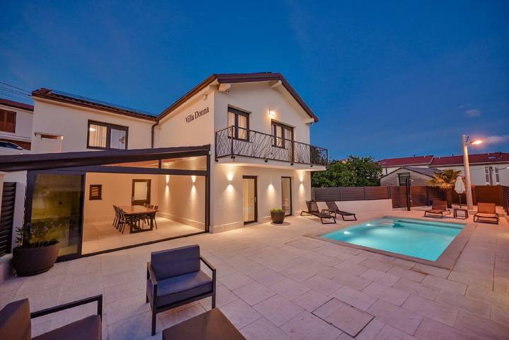 Ferienhaus für 6 Personen, mit Garten und Balkon in Rijeka