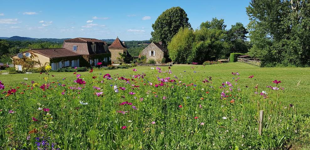 Gîte pour 4 personnes, avec piscine ainsi que terrasse et jardin à Le Buisson-de-Cadouin - 4