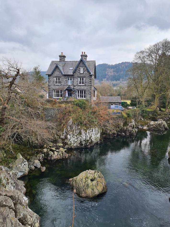 Cottage for 12 people, with Terrace and Garden in Betws-y-Coed