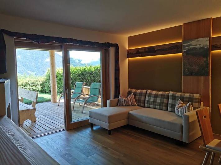 Hütte für 5 Personen, mit Ausblick und Sauna sowie Garten in Mühlbach - 2