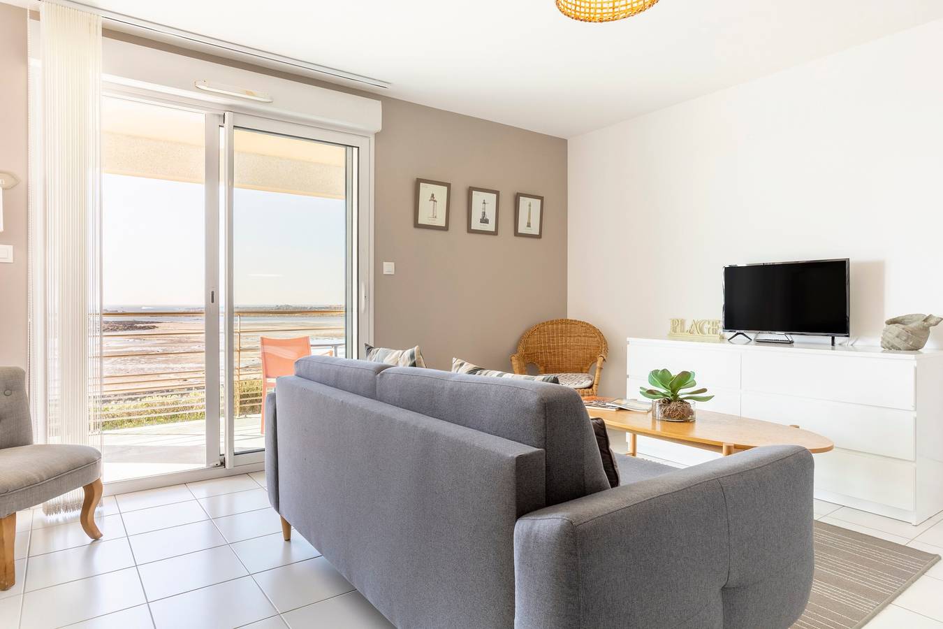 Ganze Wohnung, Rêve Bleu – Terrasse mit 180°-Meerblick, 1 Sz, 2 Pers. in Penmarc'h, Quimper und Umgebung