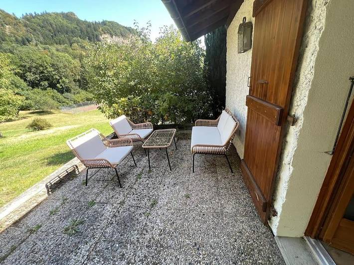 Appartement de vacances pour 4 personnes, avec vue et jardin