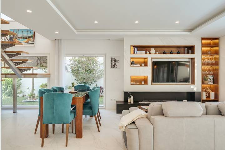 Chalet para 8 personas, con jacuzzi además de balcón y jardín en Lisboa y alrededores