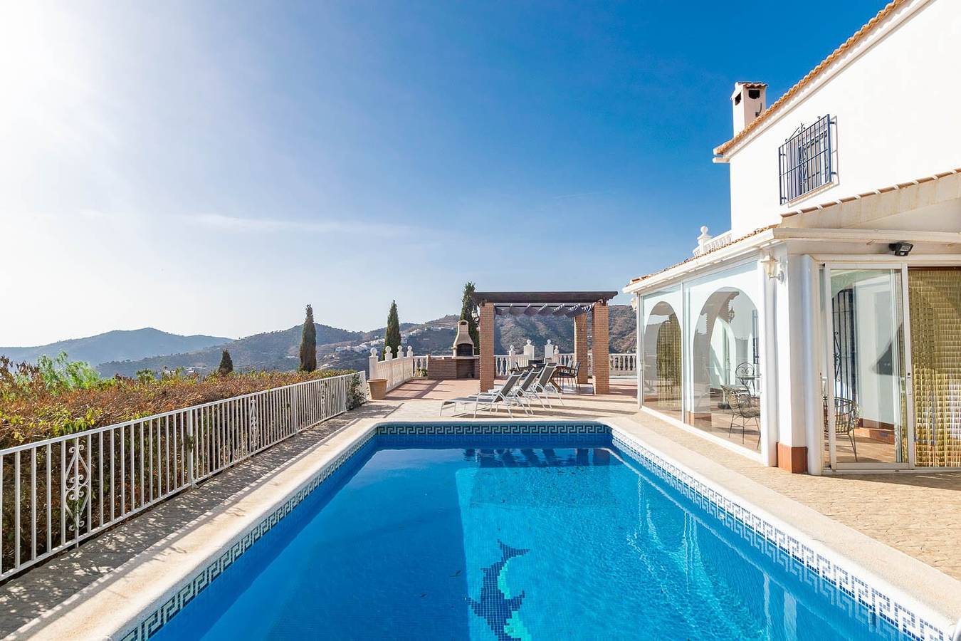 Villa "Casa Silencio" mit Meerblick, privatem Pool & Wlan in Árchez, Málaga Provinz