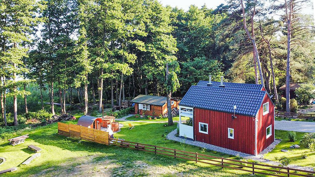 Pl 012.110 Ferienhaus Arek grau in Stettiner Haff