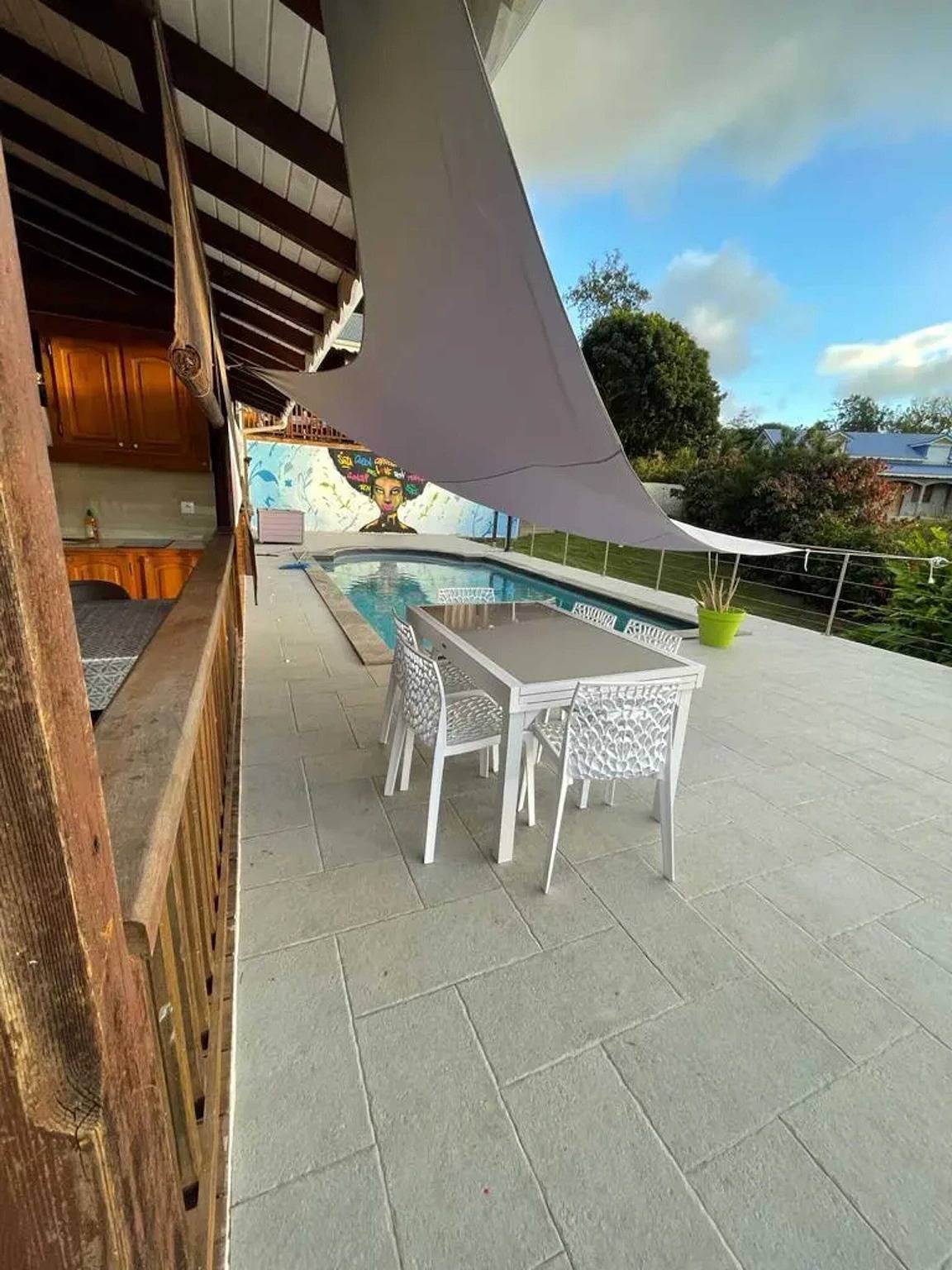 Entire studio, Charming Studio with Pool in Vieux-Habitants, 26 m² in Vieux-Habitants, Guadeloupe (Caribbean)