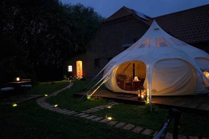 Blockhütte für 2 Personen, mit Garten - 1