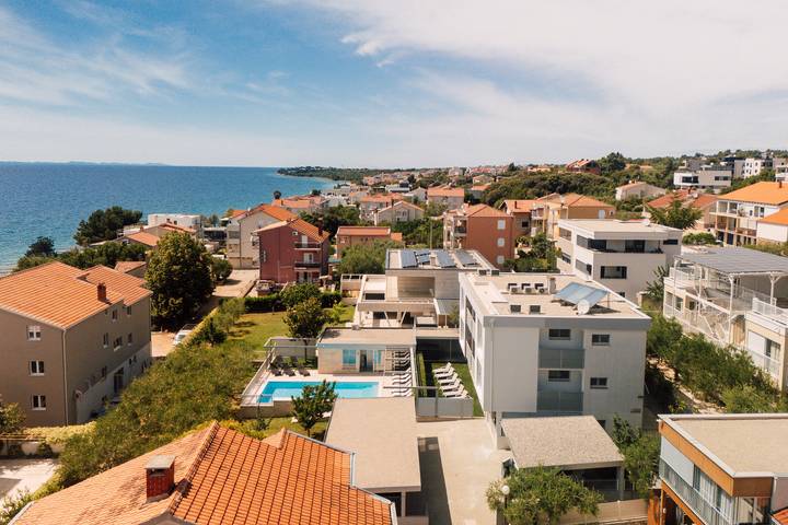 Ganze Wohnung, Sunadria Apartments B3- two bedroom in Strand Kožino, Zadar (Kommun)