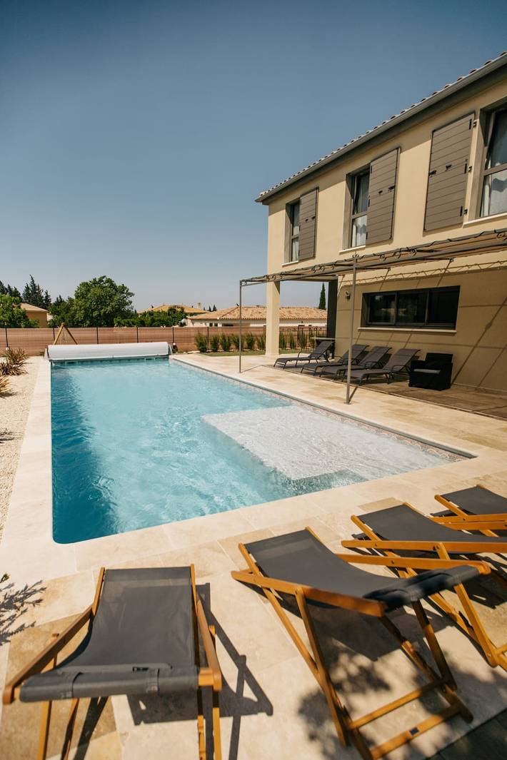 Casa de vacaciones para 8 personas, con jardín y piscina además de piscina para niños y terraza, Familias con niños - 1