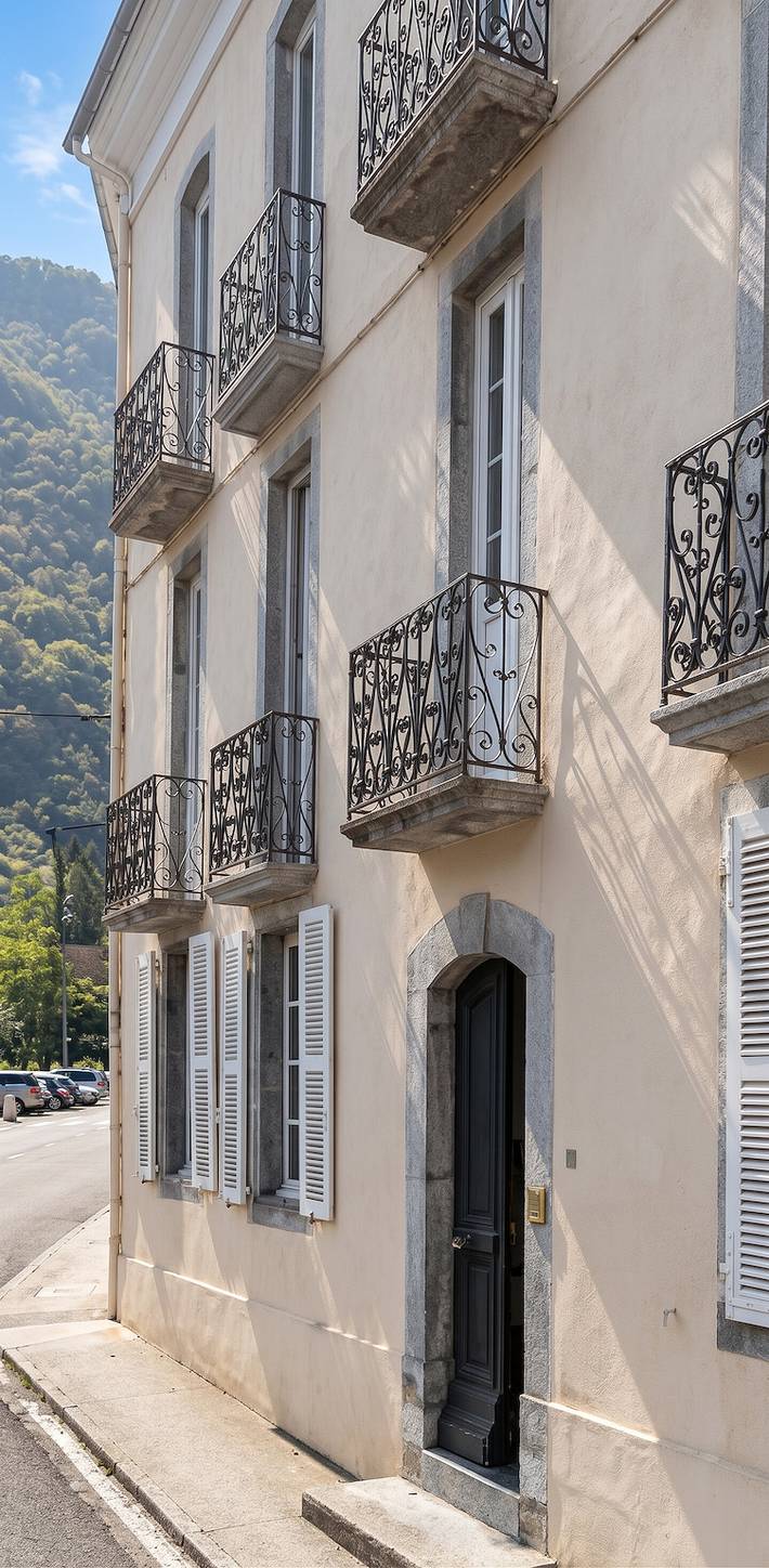 Ganze Wohnung, Gemütliche Wohnung in Luz-Saint-Sauveur mit Ausblick in Luz-Saint-Sauveur, Nationalpark Pyrenäen