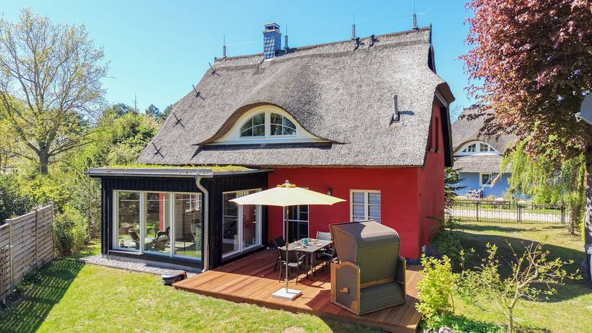 Ferienhaus für 6 Personen, mit Garten und Sauna sowie Ausblick, mit Haustier in Ahrenshoop