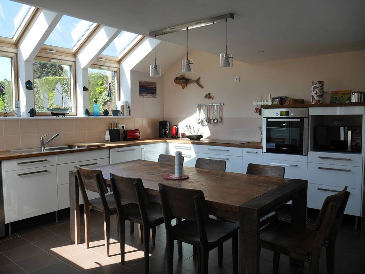 Modernes Haus in Sauzon mit Garten und Wlan in Sauzon, Côte des Mégalithes