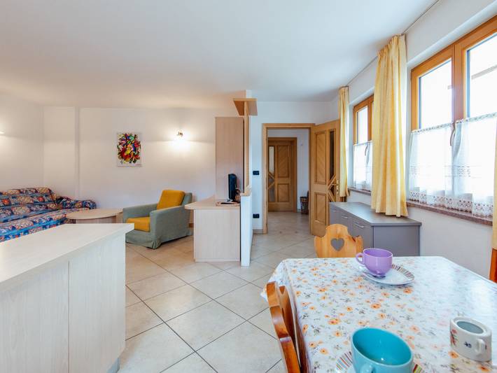 Ferienwohnung für 4 Personen, mit Terrasse im Val di Fassa - 4