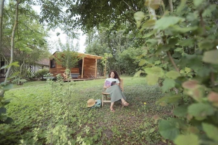Gîte pour 2 personnes, avec Jacuzzi et Terrasse ainsi que Jardin et Piscine à Sainte-Marguerite-de-Viette