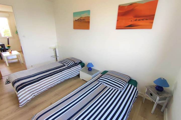 Apartamento entero, Appart T3 Tout Confort 2 ch. Indépendantes in La Rochelle, Región de La Rochelle