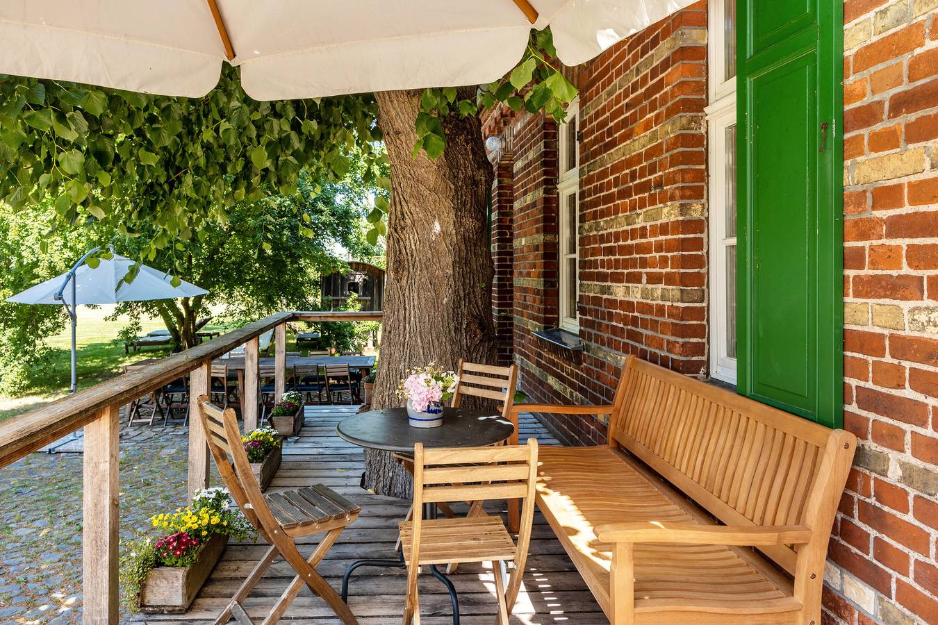 Ferienhaus 'Der Flusshof, Ferienhaus' mit gemeinsamer Terrasse, gemeinsamem Garten und Wi-Fi in Werben (Elbe), Westhavelland